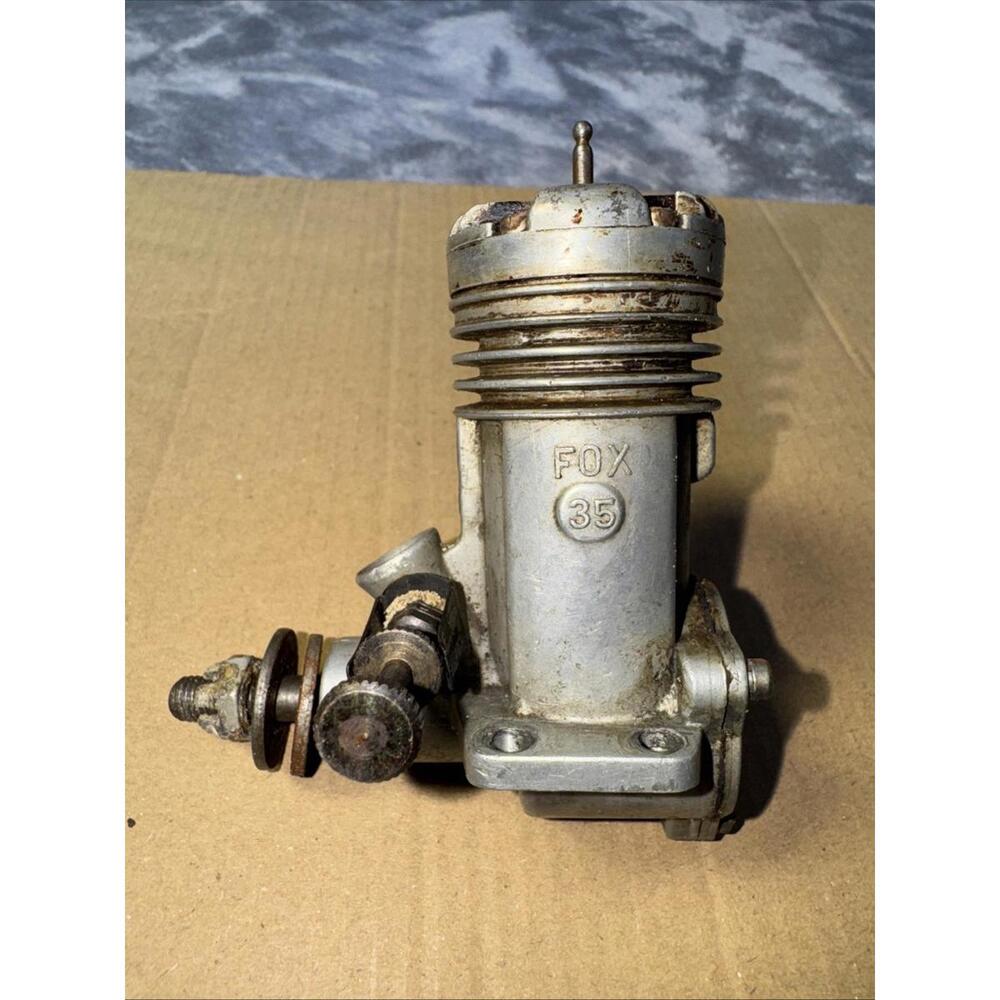 Vintage Fox 35 Model Plane Engine Untested, Maybe For Parts And Repair